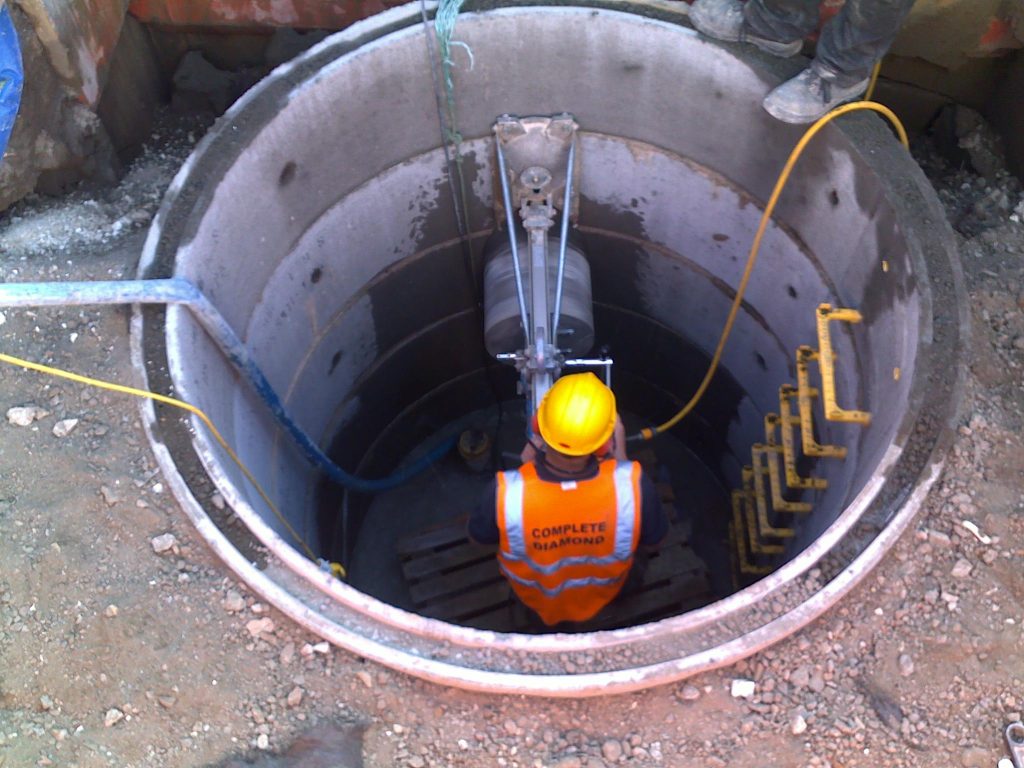 Core Drilling Manhole Complete Diamond Drilling Services